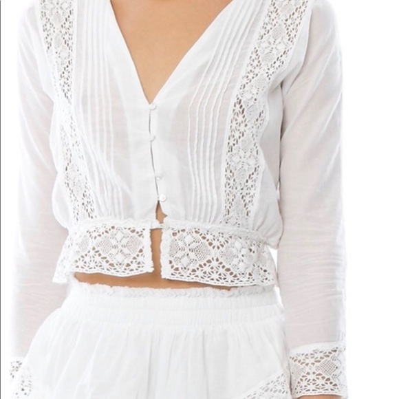 Love Shack Fancy Tops - Love Shack Fancy Victorian Blouse Size 2